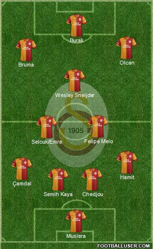 Galatasaray SK Formation 2014