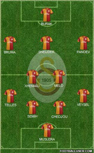 Galatasaray SK Formation 2014