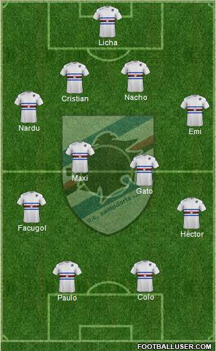 Sampdoria Formation 2014