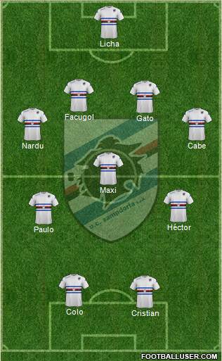 Sampdoria Formation 2014