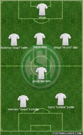 Sportivo Desamparados Formation 2014