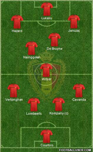 Belgium Formation 2014
