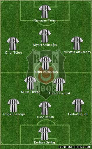 Besiktas JK Formation 2014