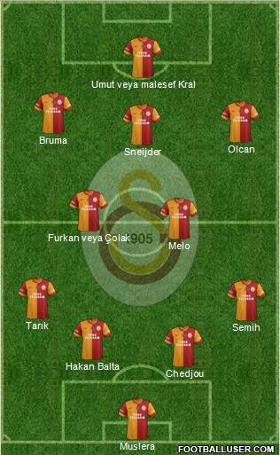Galatasaray SK Formation 2014