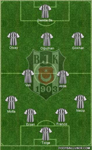 Besiktas JK Formation 2014
