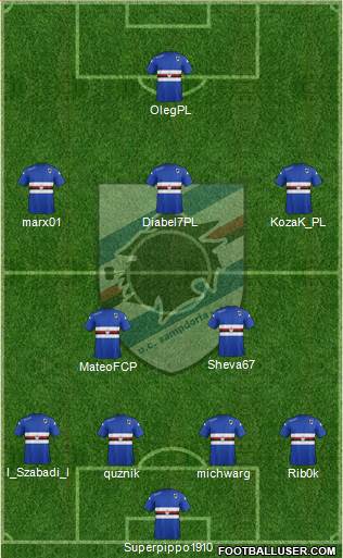 Sampdoria Formation 2014