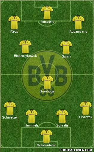 Borussia Dortmund Formation 2014
