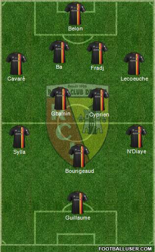 Racing Club de Lens Formation 2014