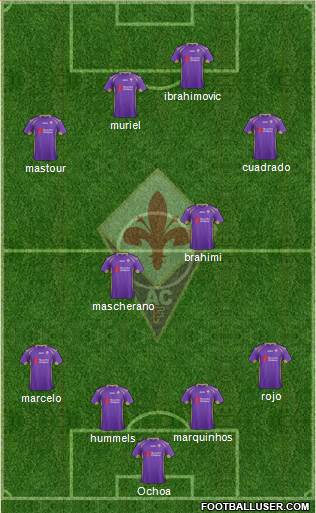 Fiorentina Formation 2014