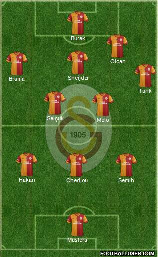 Galatasaray SK Formation 2014