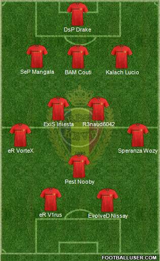 Belgium Formation 2014