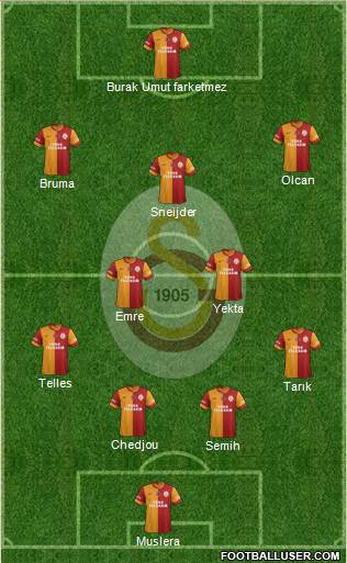 Galatasaray SK Formation 2014