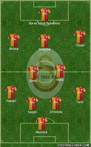 Galatasaray SK Formation 2014
