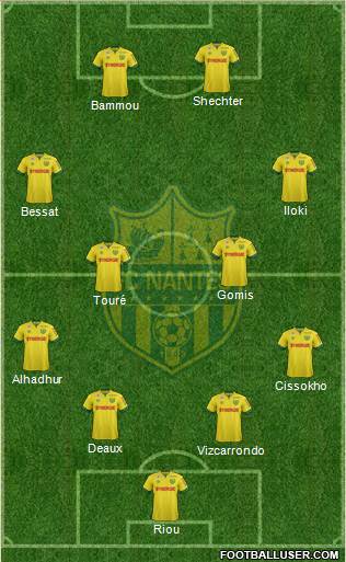 FC Nantes Formation 2014