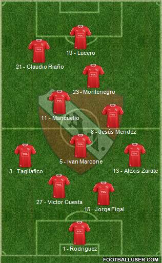 Independiente Formation 2014