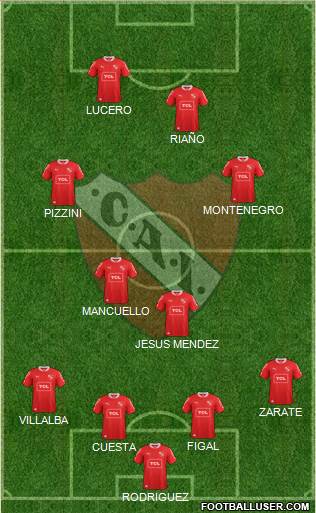 Independiente Formation 2014