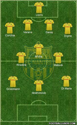 FC Nantes Formation 2014