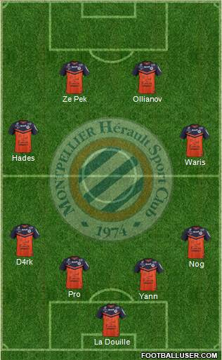 Montpellier Hérault Sport Club Formation 2014