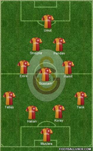 Galatasaray SK Formation 2014