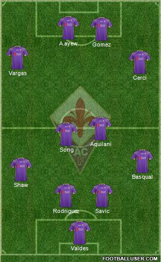 Fiorentina Formation 2014