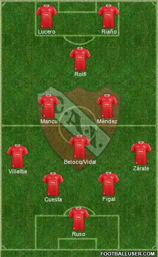 Independiente Formation 2014