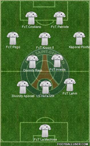 Paris Saint-Germain Formation 2014