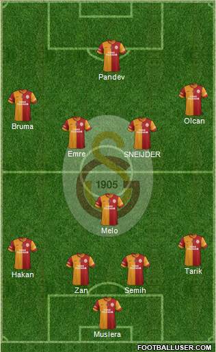 Galatasaray SK Formation 2014