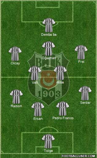 Besiktas JK Formation 2014