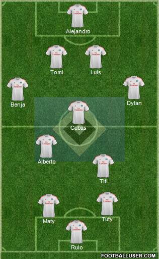 Hamburger SV Formation 2014