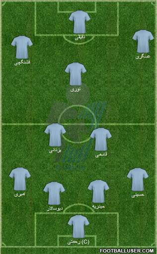 Paykan Tehran Formation 2014