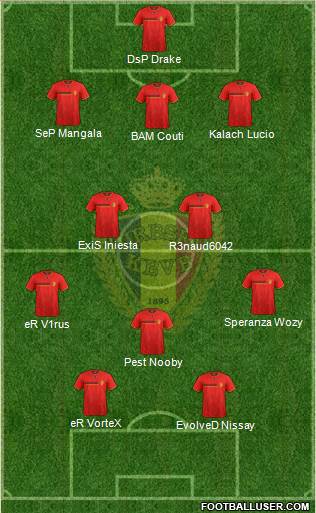 Belgium Formation 2014