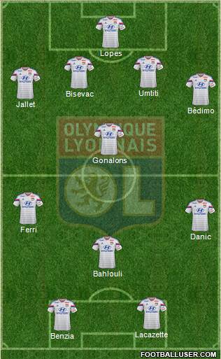 Olympique Lyonnais Formation 2014