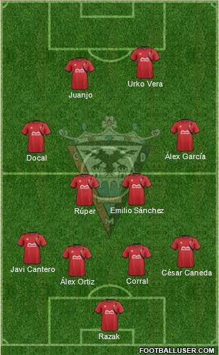C.D. Mirandés Formation 2014