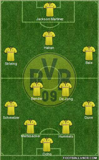 Borussia Dortmund Formation 2014