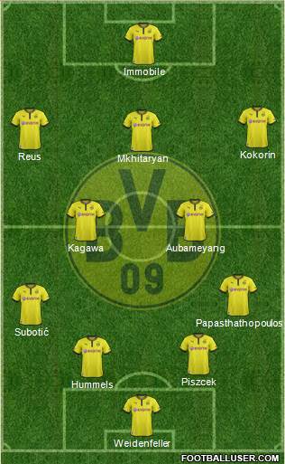 Borussia Dortmund Formation 2014