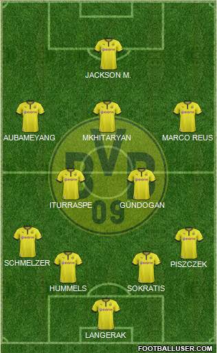 Borussia Dortmund Formation 2014