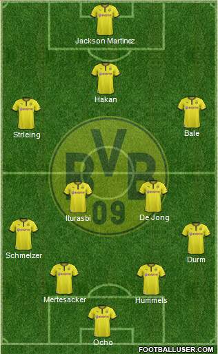 Borussia Dortmund Formation 2014