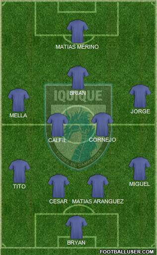 CD Municipal Iquique S.A.D.P. Formation 2014
