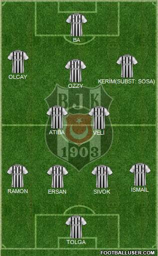 Besiktas JK Formation 2014