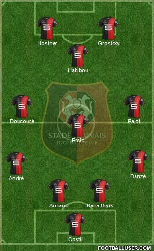 Stade Rennais Football Club Formation 2014