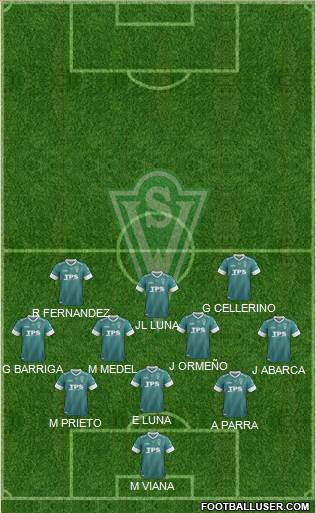 CD Santiago Wanderers S.A.D.P. Formation 2014