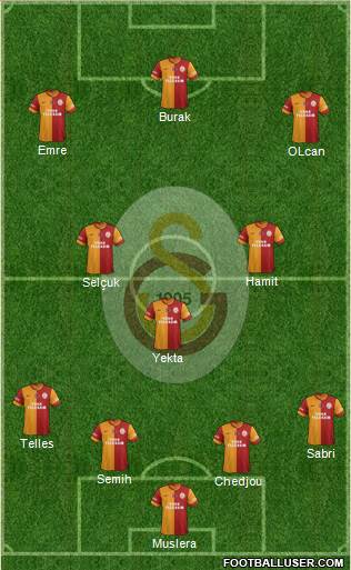 Galatasaray SK Formation 2014