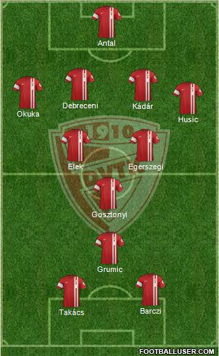 Diósgyõri VTK Formation 2014