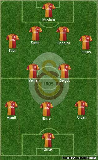 Galatasaray SK Formation 2014