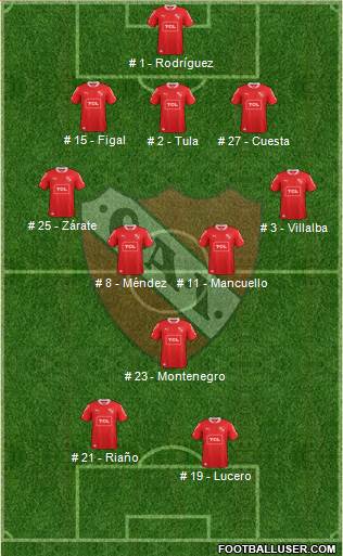 Independiente Formation 2014