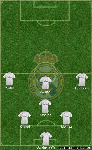 Real Madrid C.F. Formation 2014
