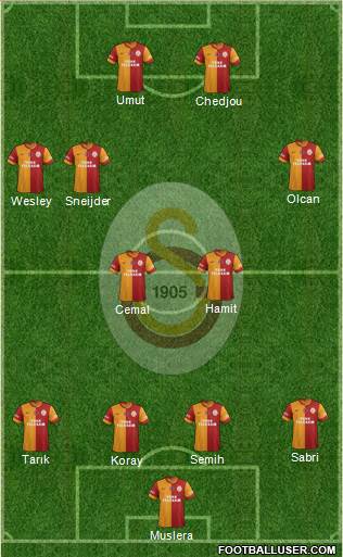 Galatasaray SK Formation 2014
