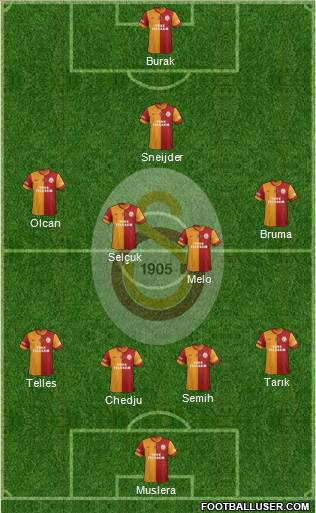 Galatasaray SK Formation 2014
