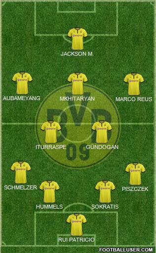 Borussia Dortmund Formation 2014