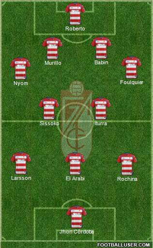 Granada C.F. Formation 2014